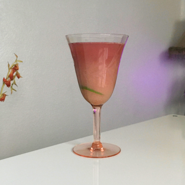 Flower Embossed Drank Glasses